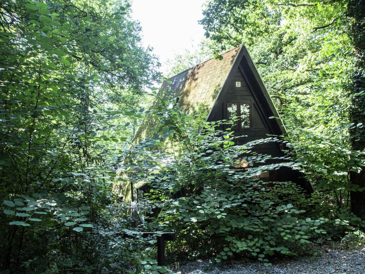 Quaint Chalet In Petithan With Roofed Pool Durbuy Luaran gambar